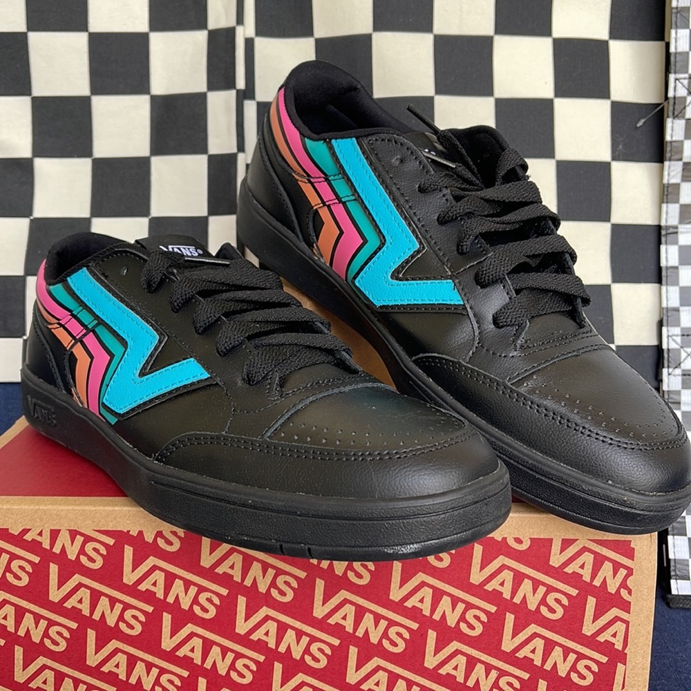 Vans Men’s Lowland CC Fader Black/Multi Sneakers - Picture 5 of 16